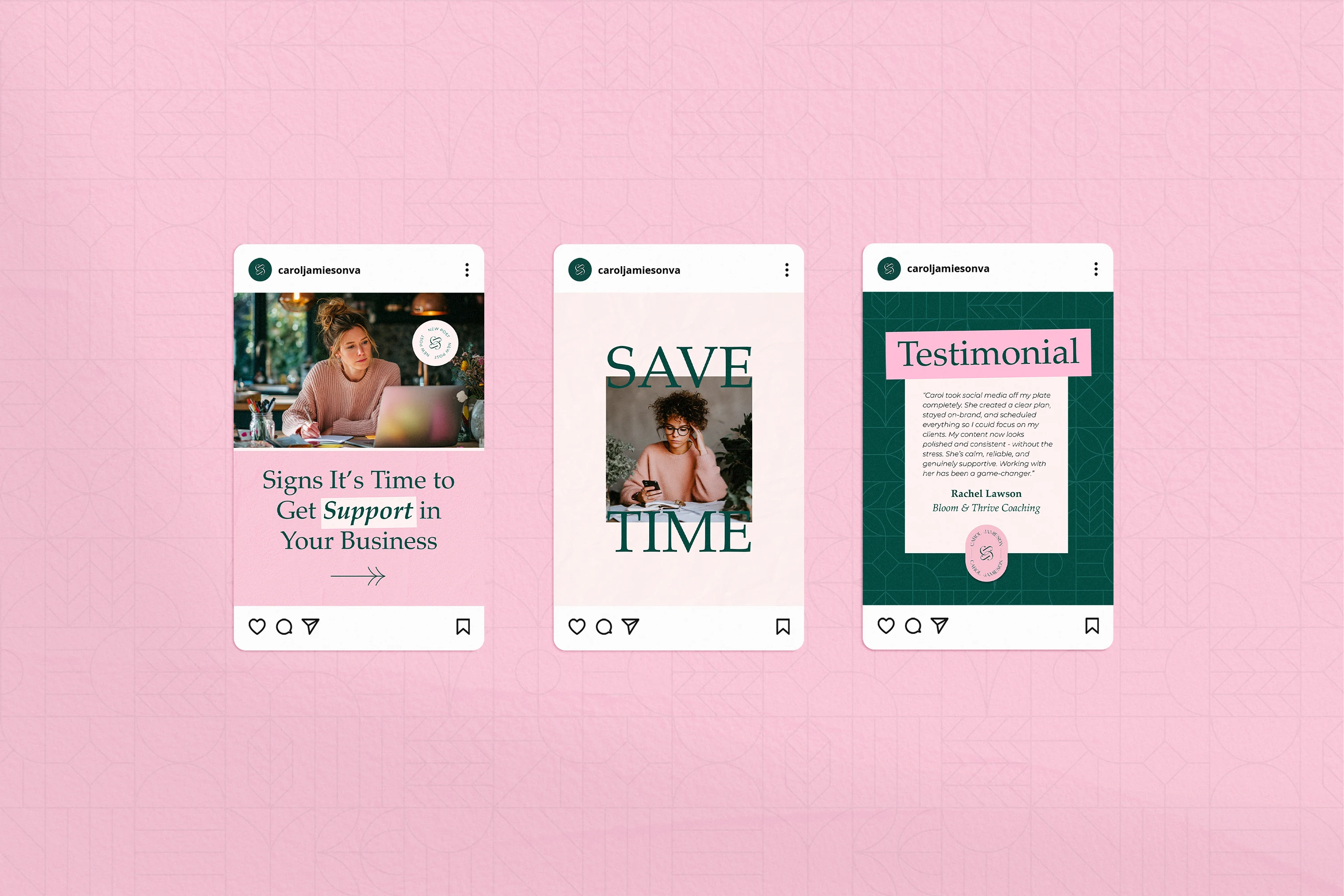 Carol Jamieson project showcase